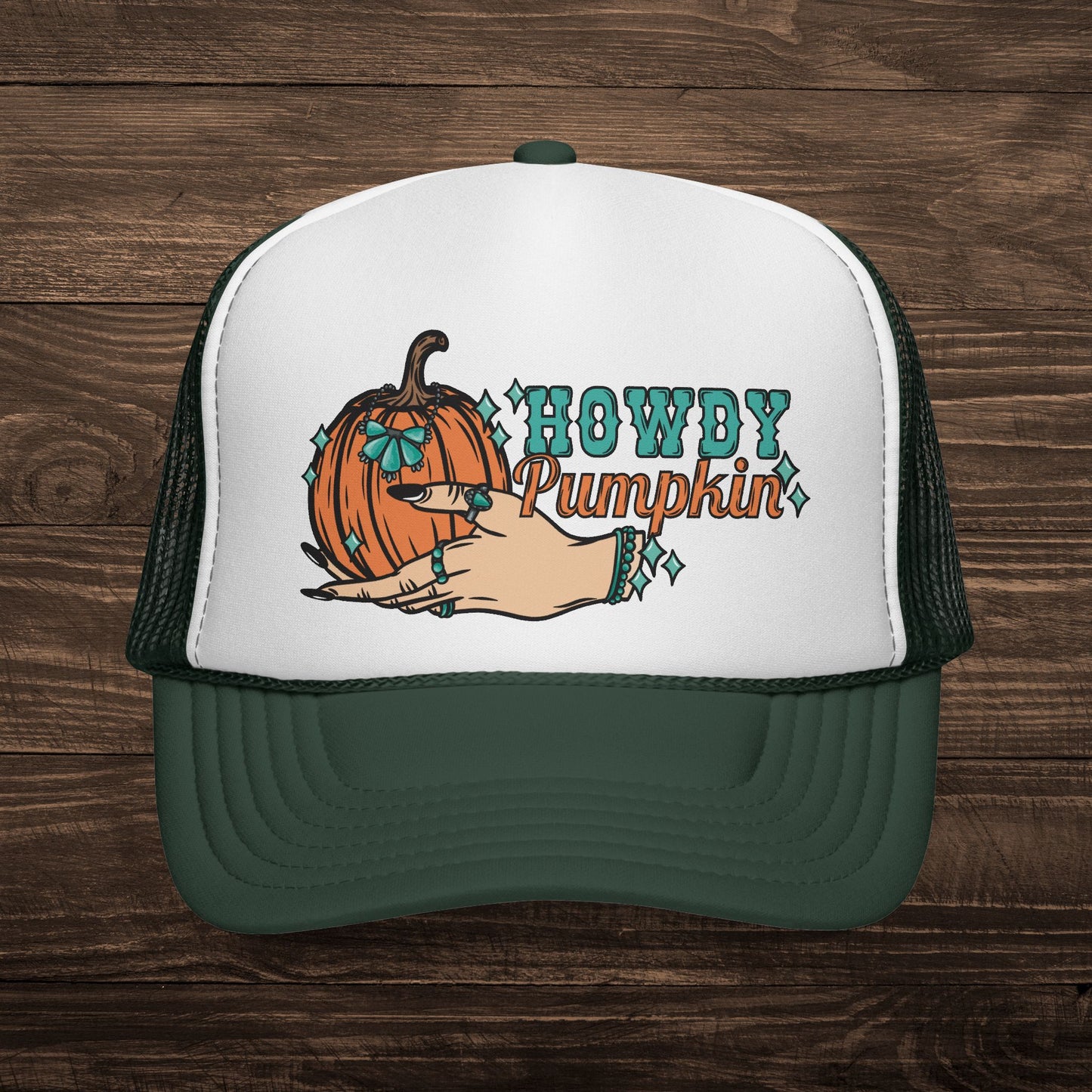 Howdy Pumpkin Trucker Cap