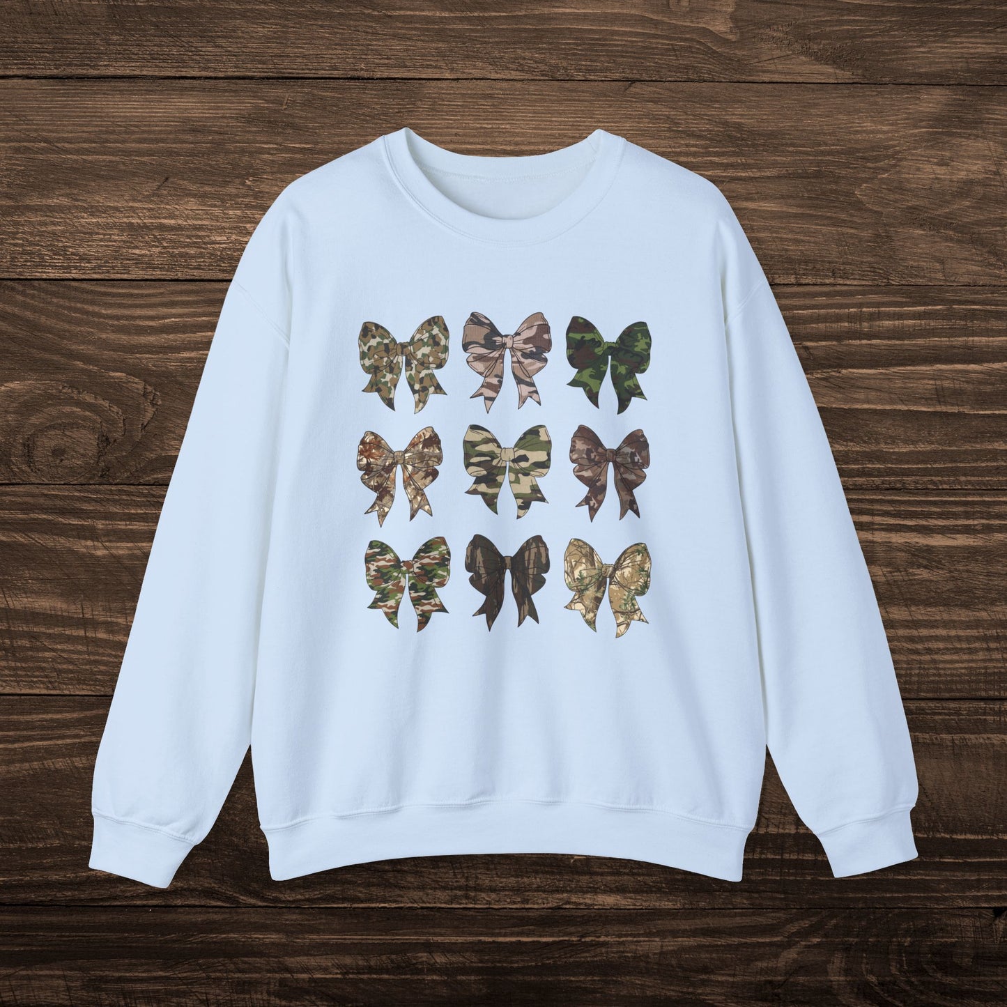 Camo Bows Sweatshirt