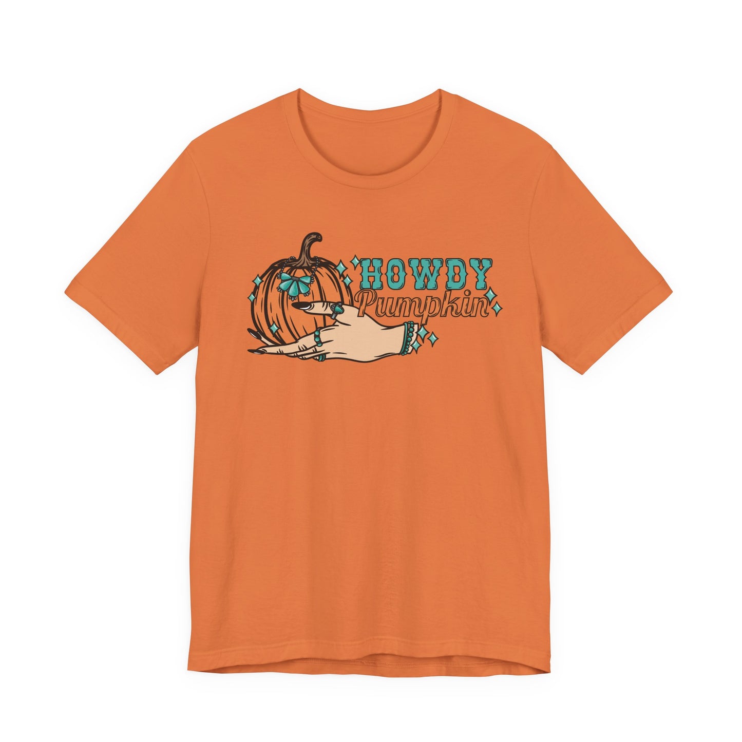 Howdy Pumpkin with Turquoise Tee