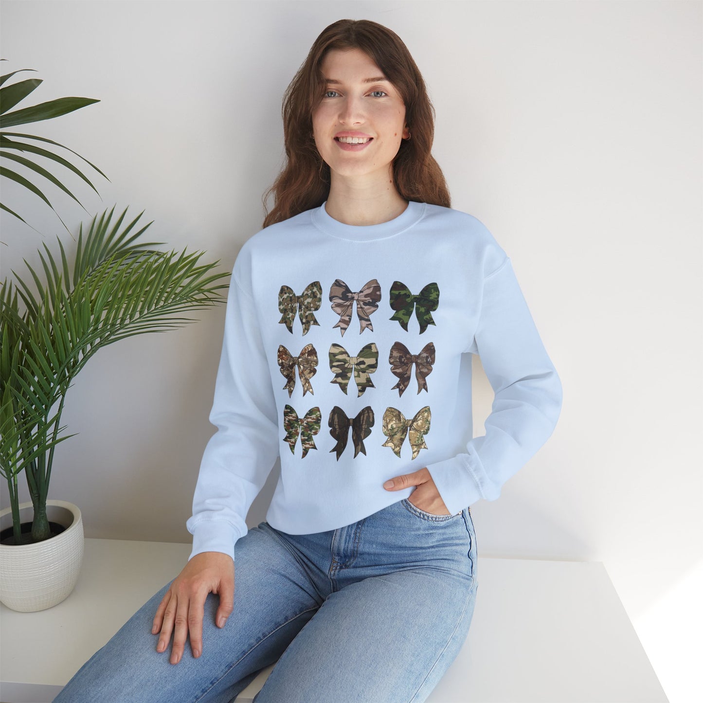 Camo Bows Sweatshirt