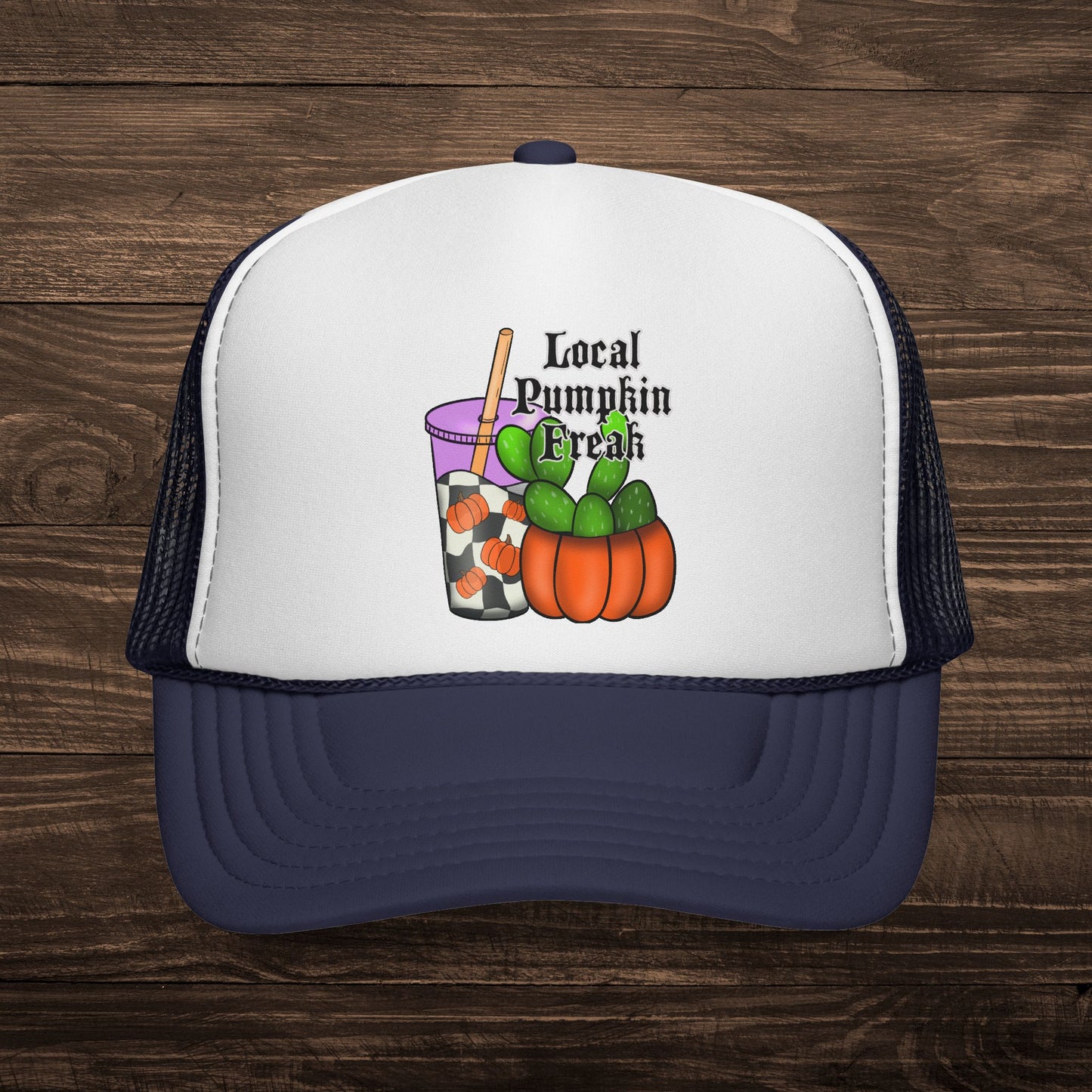 Local Pumpkin Freak Trucker Cap