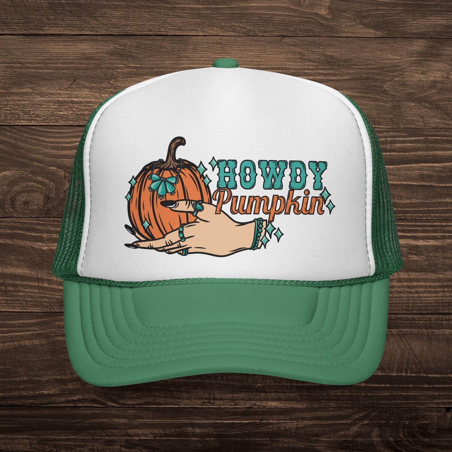 Howdy Pumpkin Trucker Cap