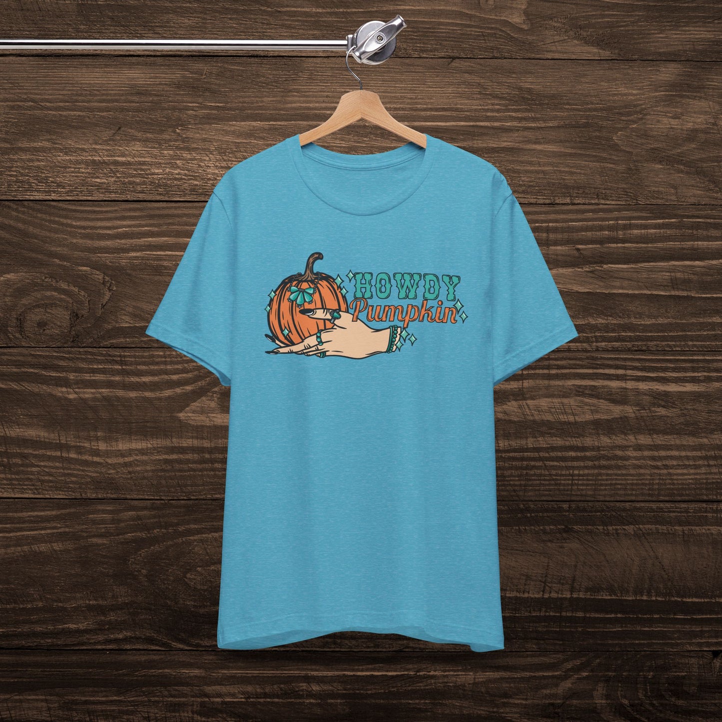 Howdy Pumpkin with Turquoise Tee