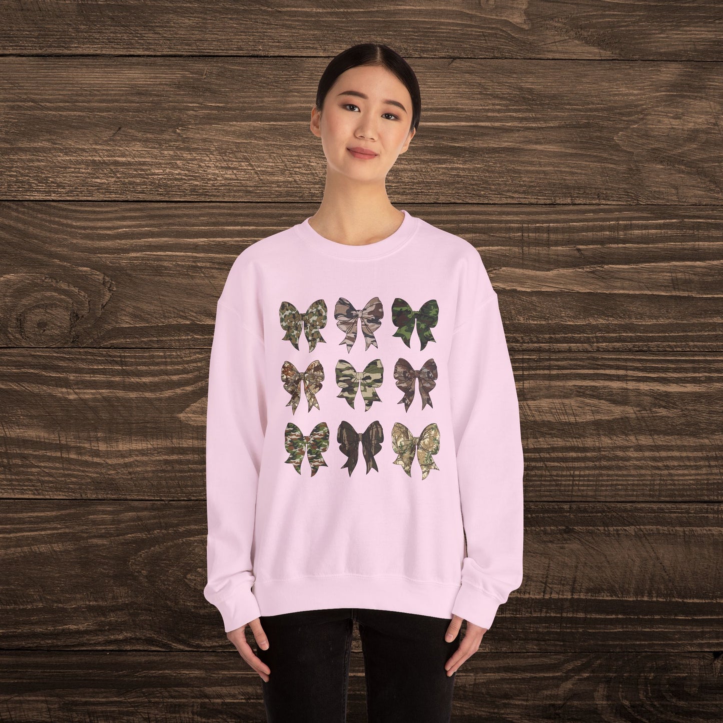 Camo Bows Sweatshirt