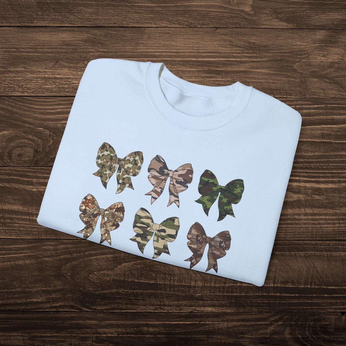 Camo Bows Sweatshirt