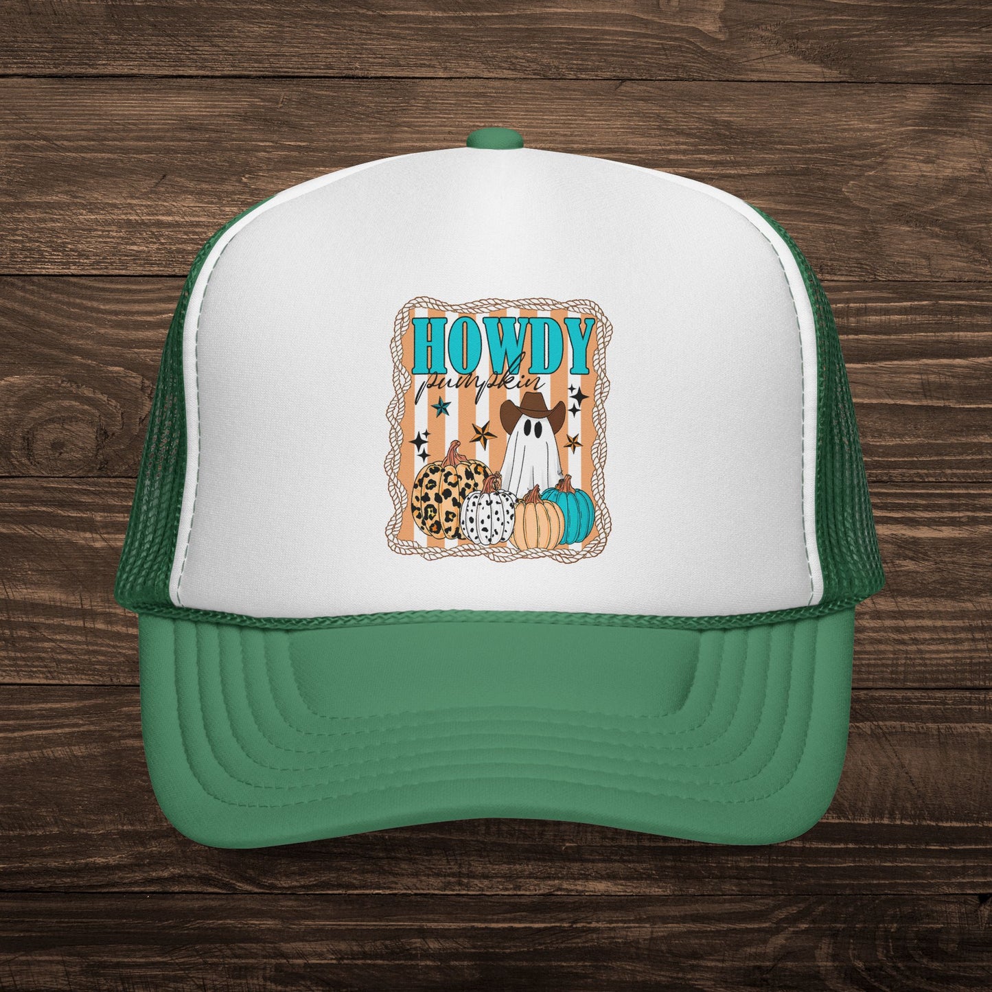Howdy Pumpkin Trucker Cap