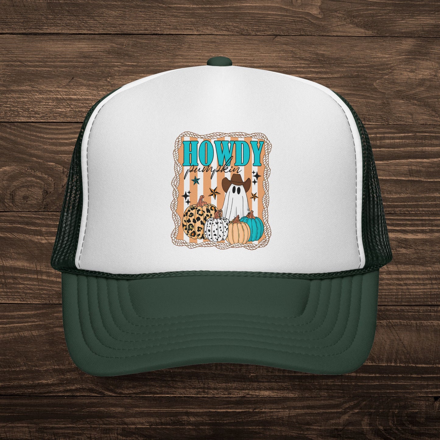 Howdy Pumpkin Trucker Cap