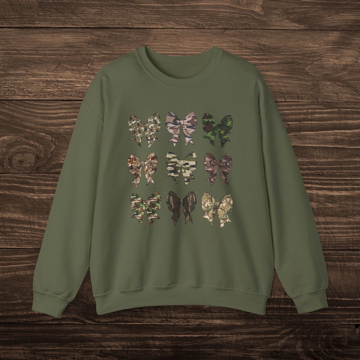 Camo Bows Sweatshirt