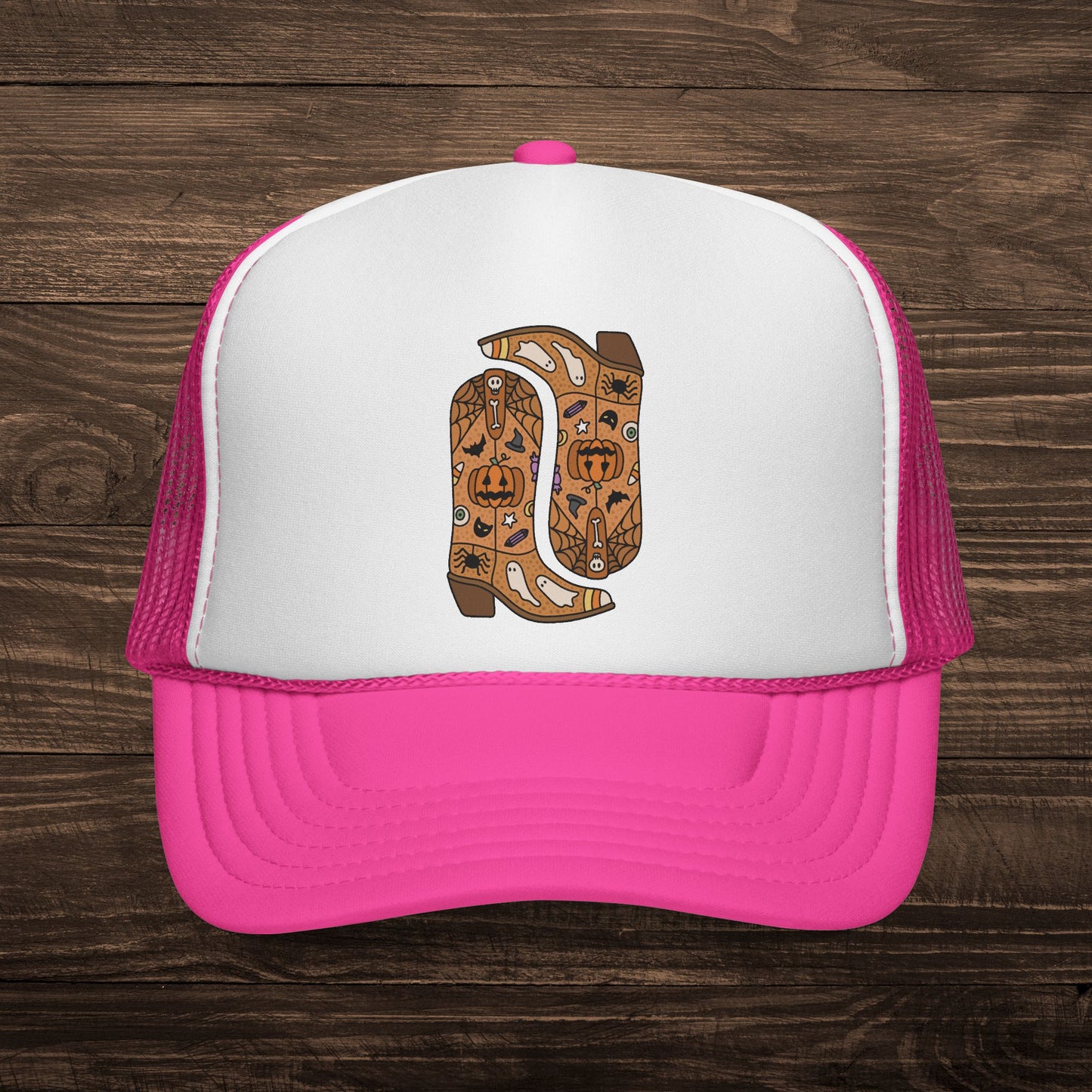 Spooky Boots Trucker Cap