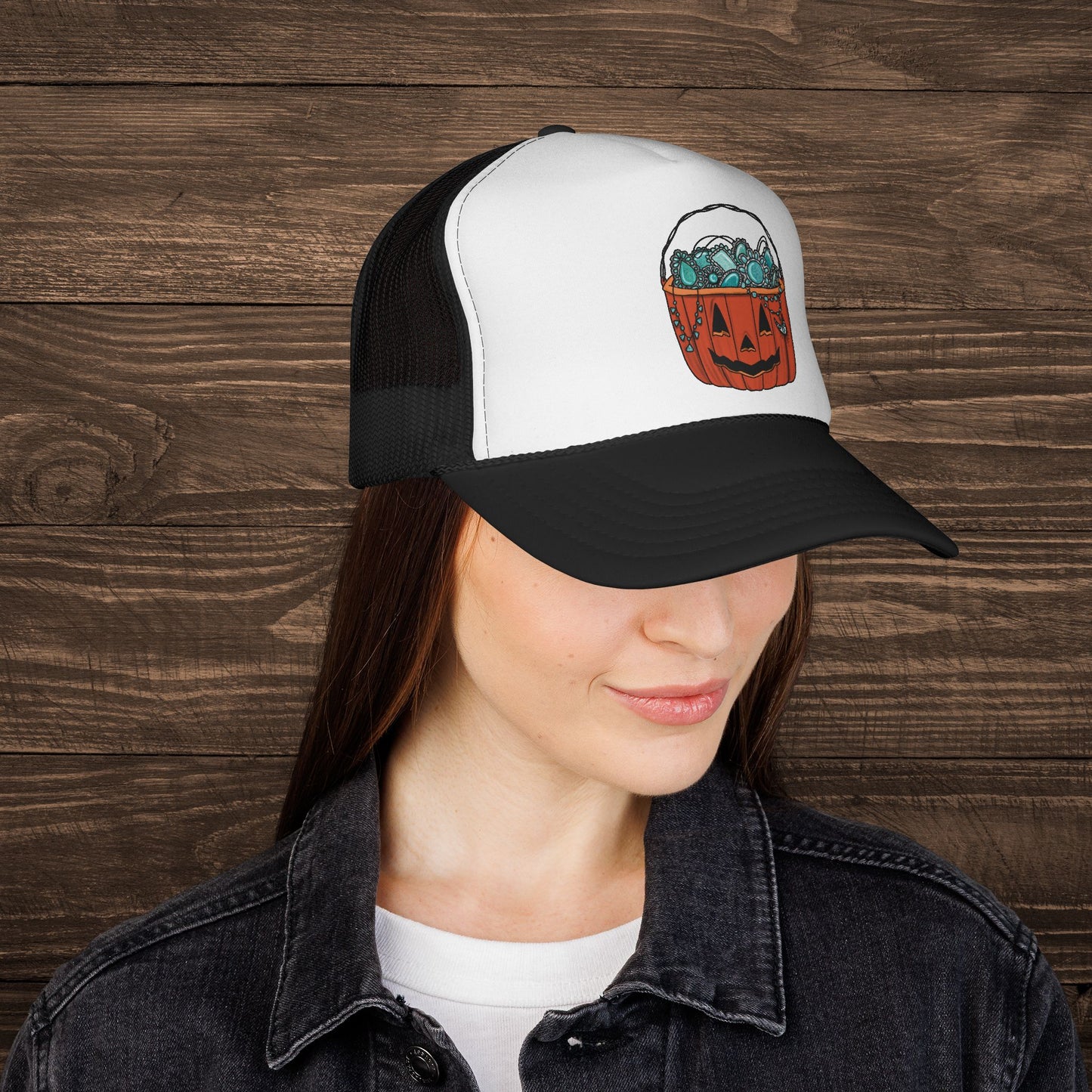 Trick or Treat Trucker Cap