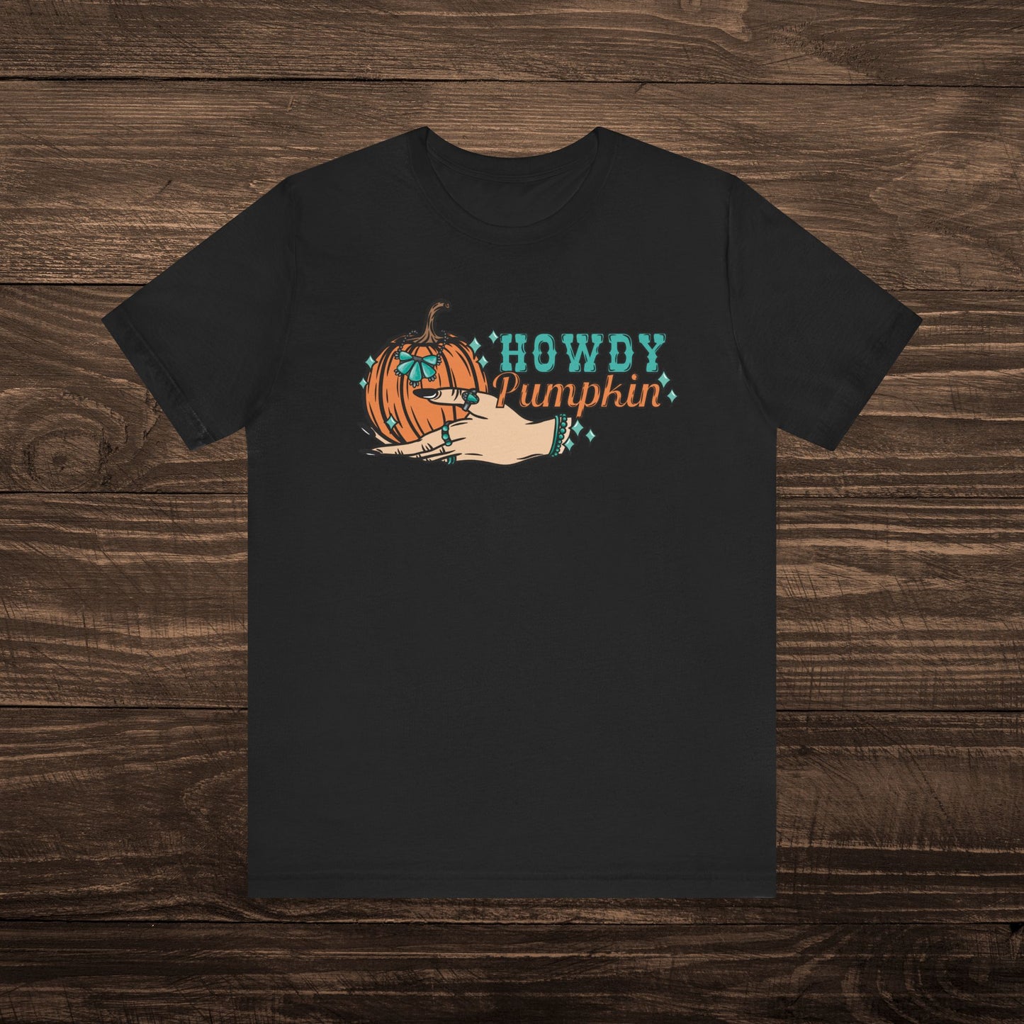 Howdy Pumpkin with Turquoise Tee