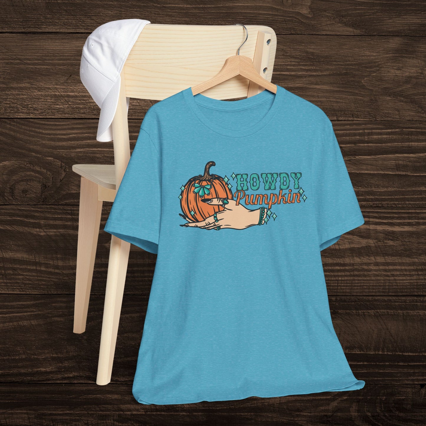 Howdy Pumpkin with Turquoise Tee