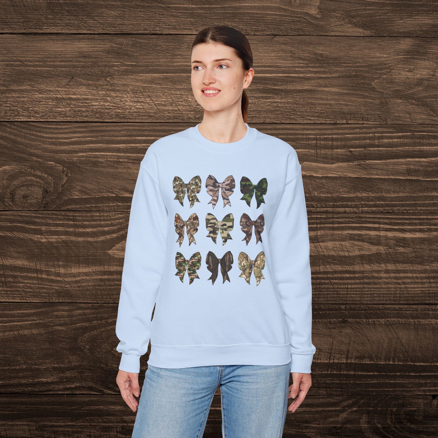 Camo Bows Sweatshirt