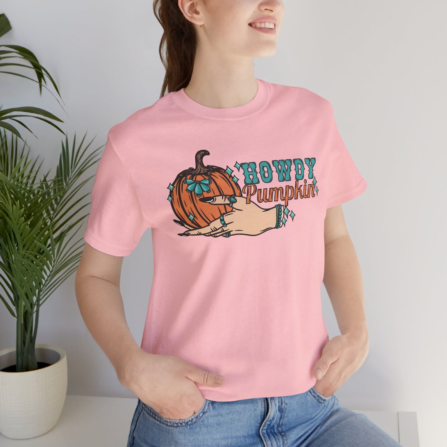 Howdy Pumpkin with Turquoise Tee