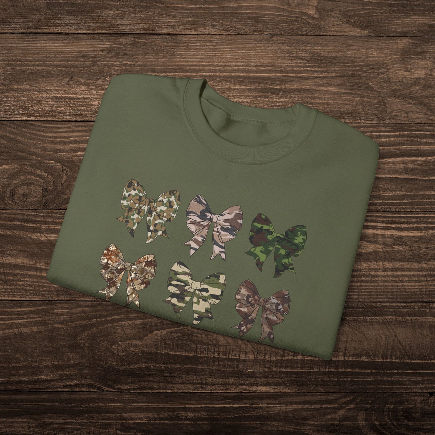 Camo Bows Sweatshirt