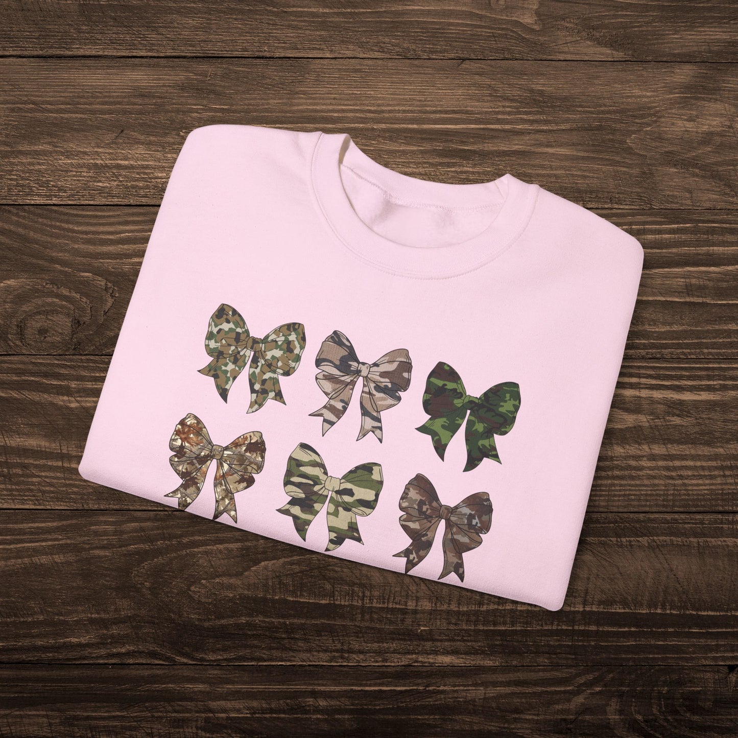 Camo Bows Sweatshirt
