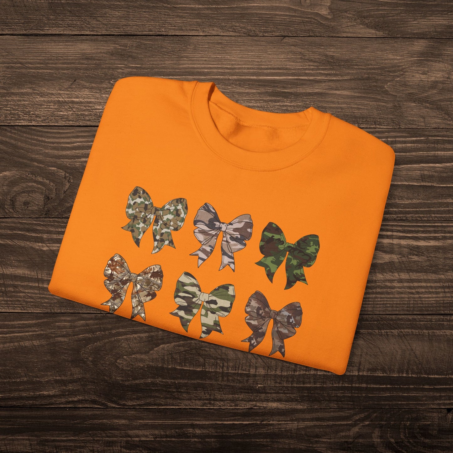 Camo Bows Sweatshirt