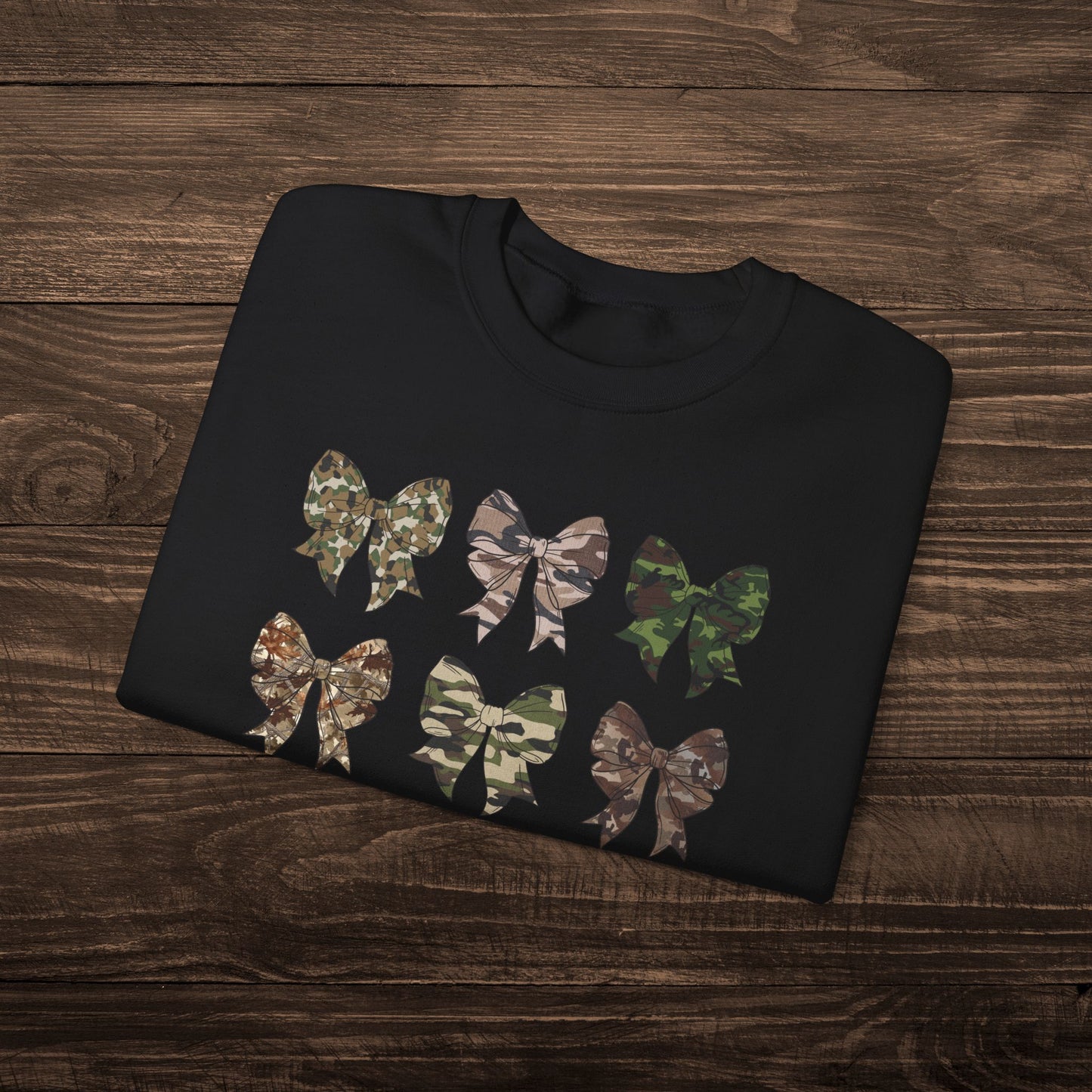 Camo Bows Sweatshirt