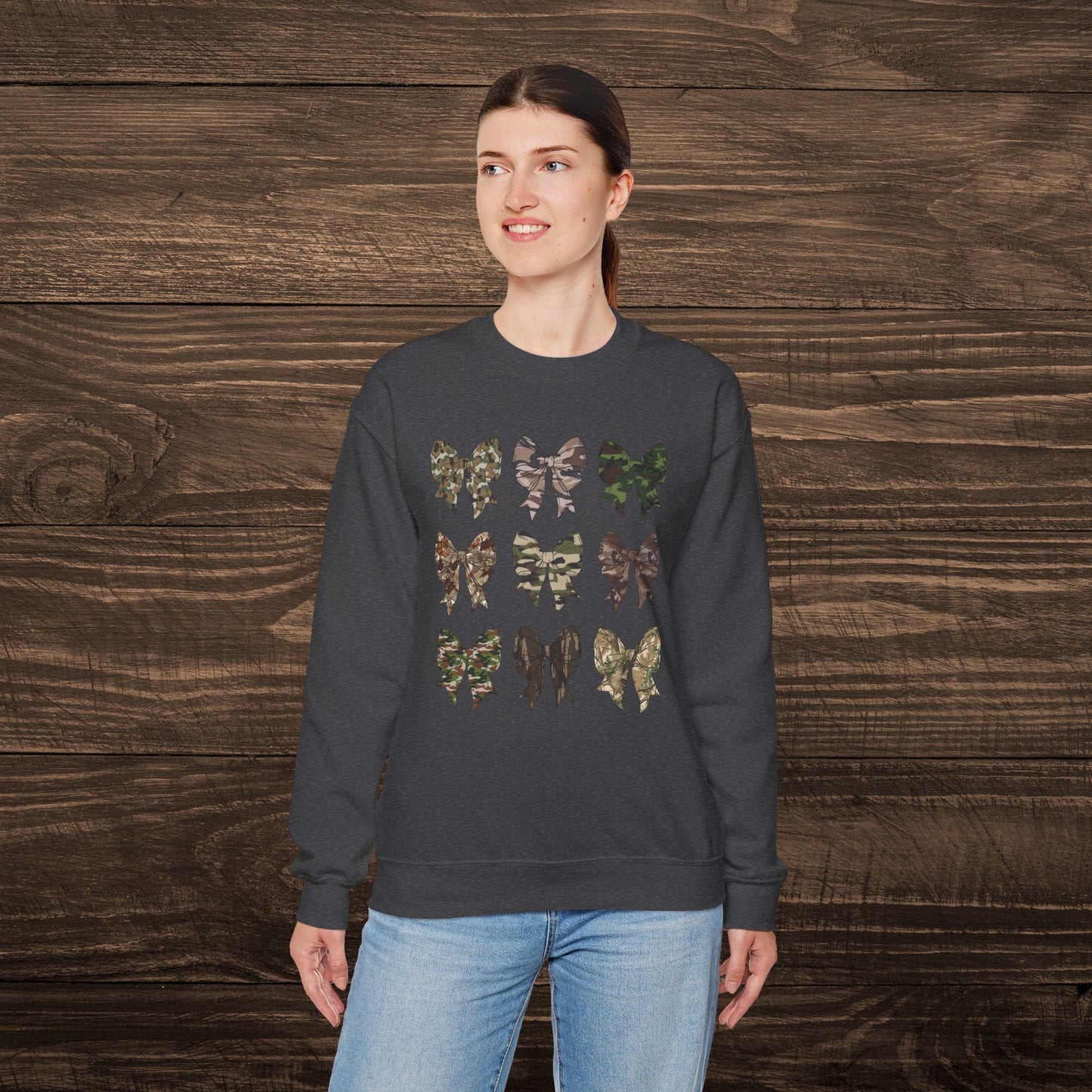 Camo Bows Sweatshirt