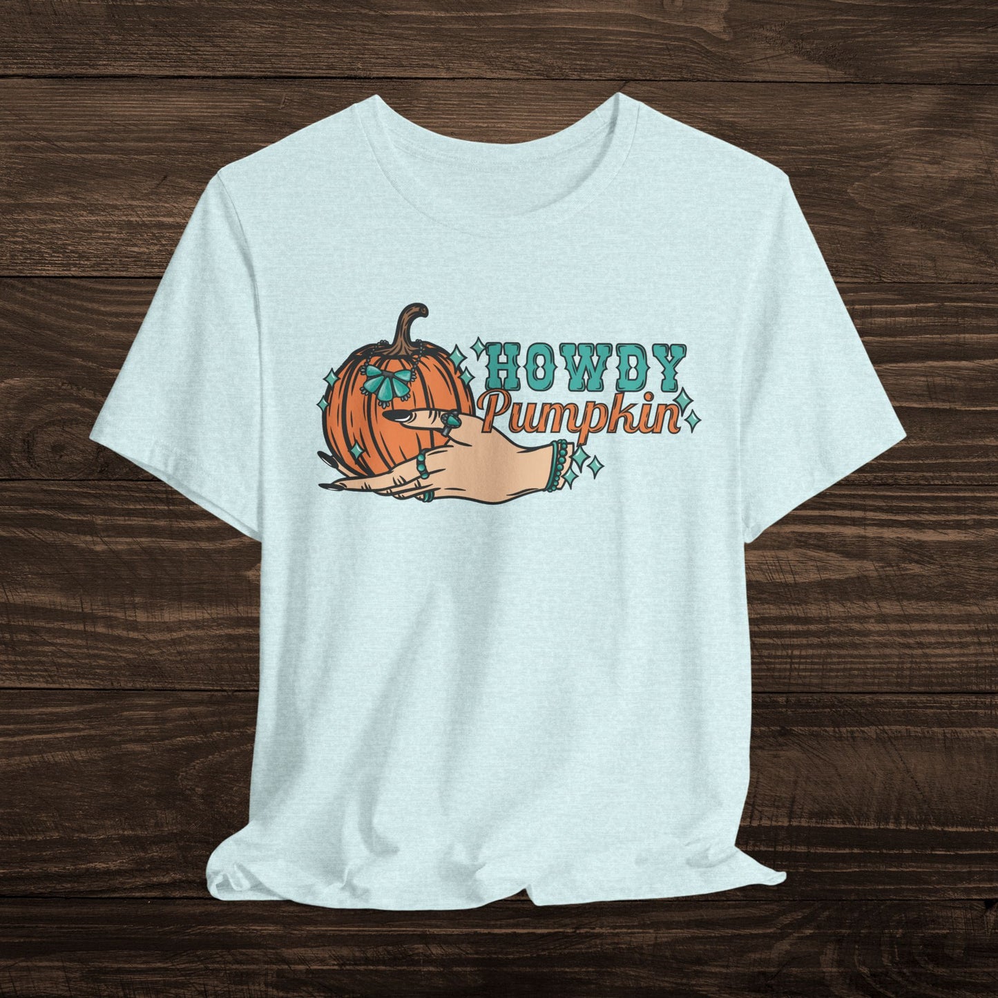 Howdy Pumpkin with Turquoise Tee