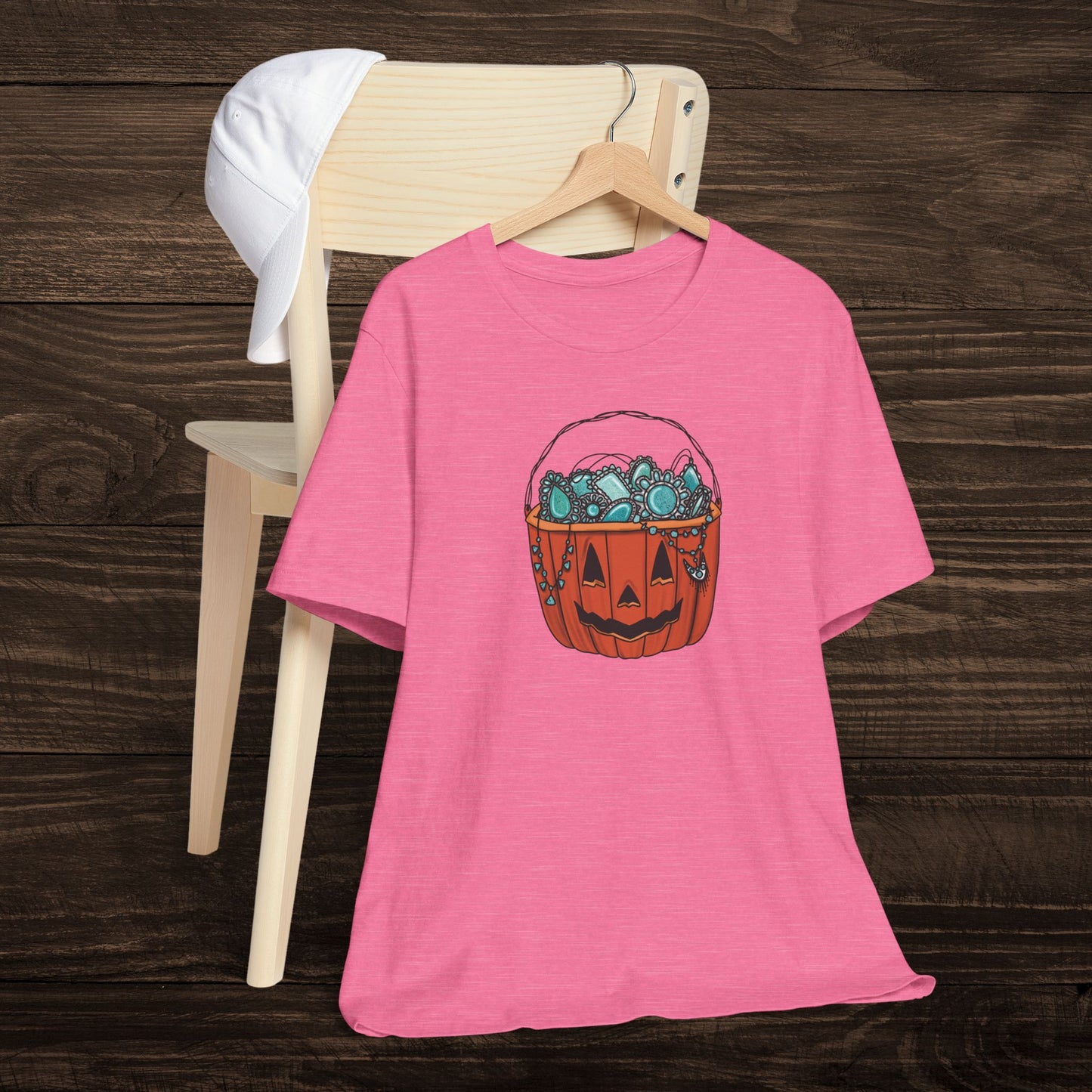 Turquoise Trick or Treat Tee