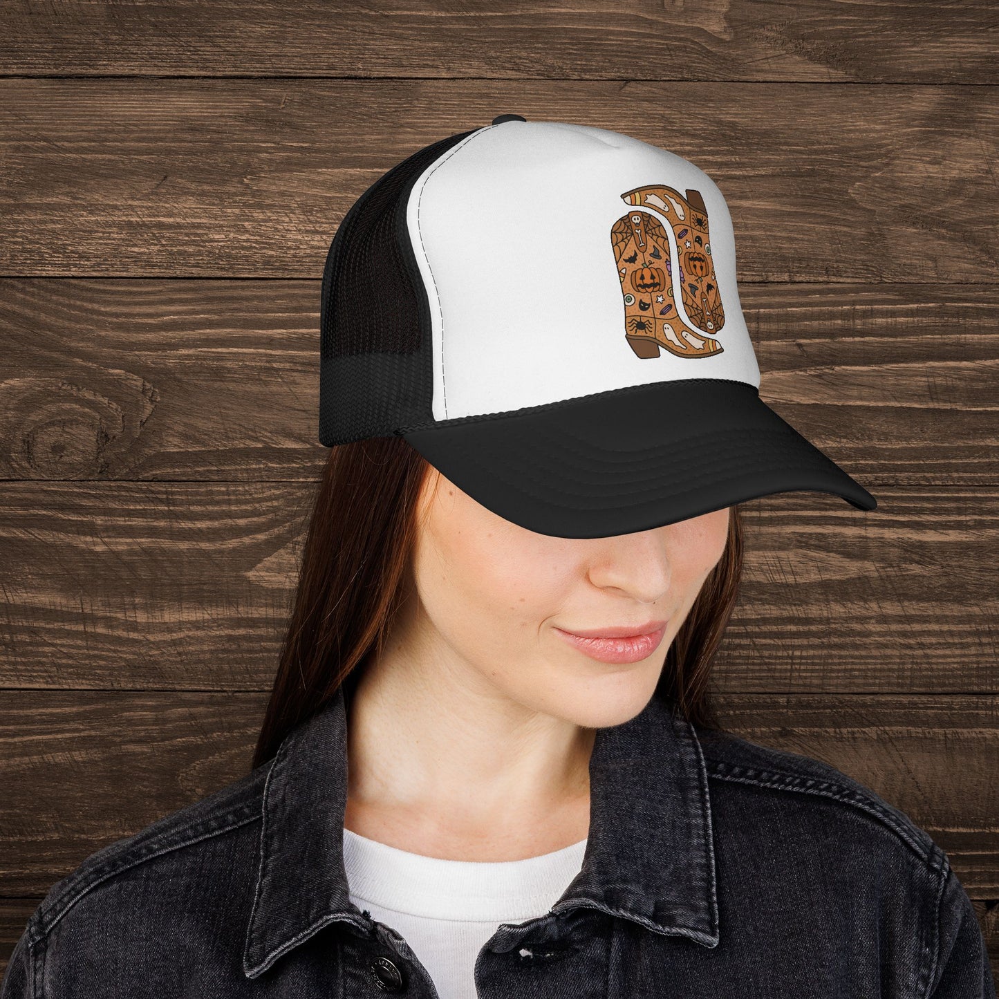Spooky Boots Trucker Cap