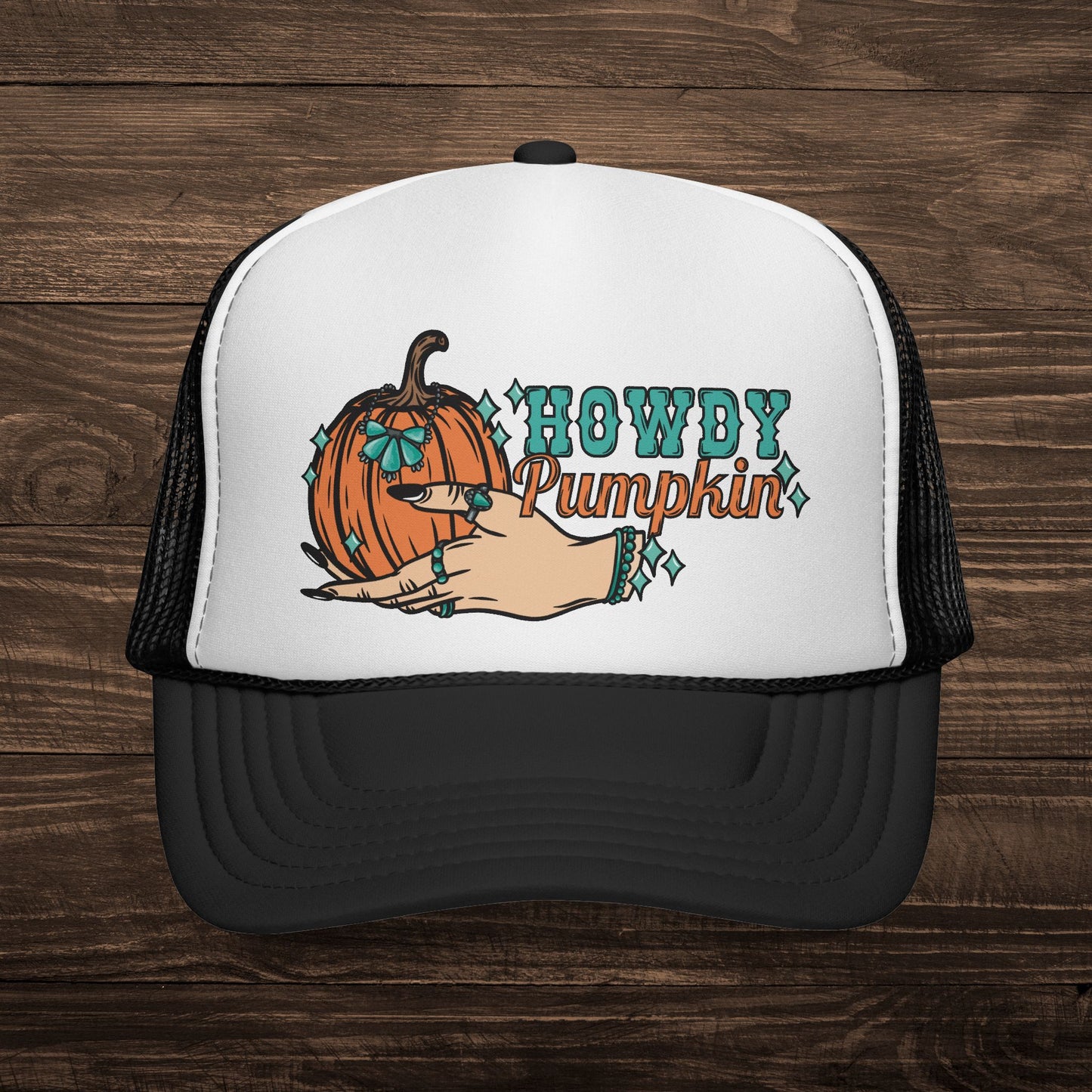 Howdy Pumpkin Trucker Cap