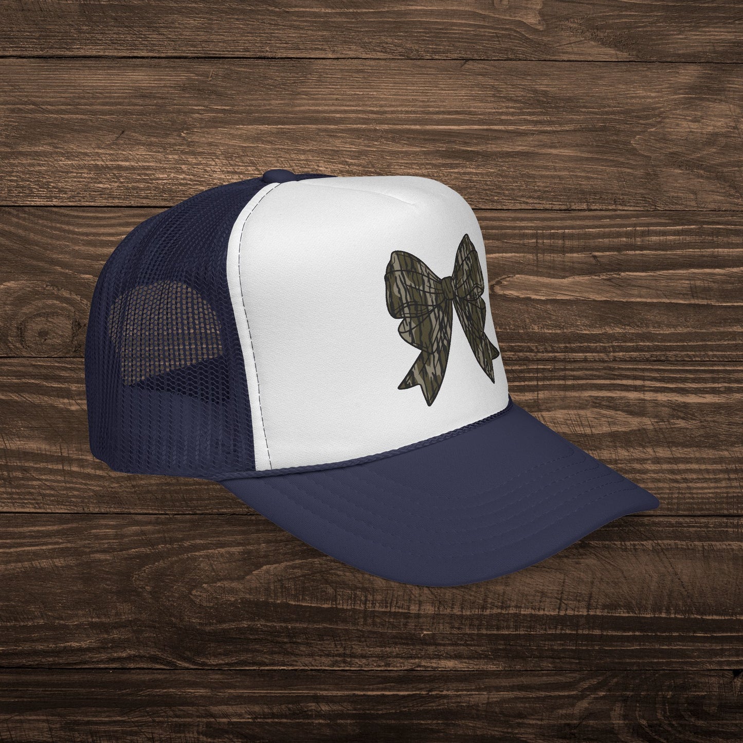 Camo Bow Trucker Cap