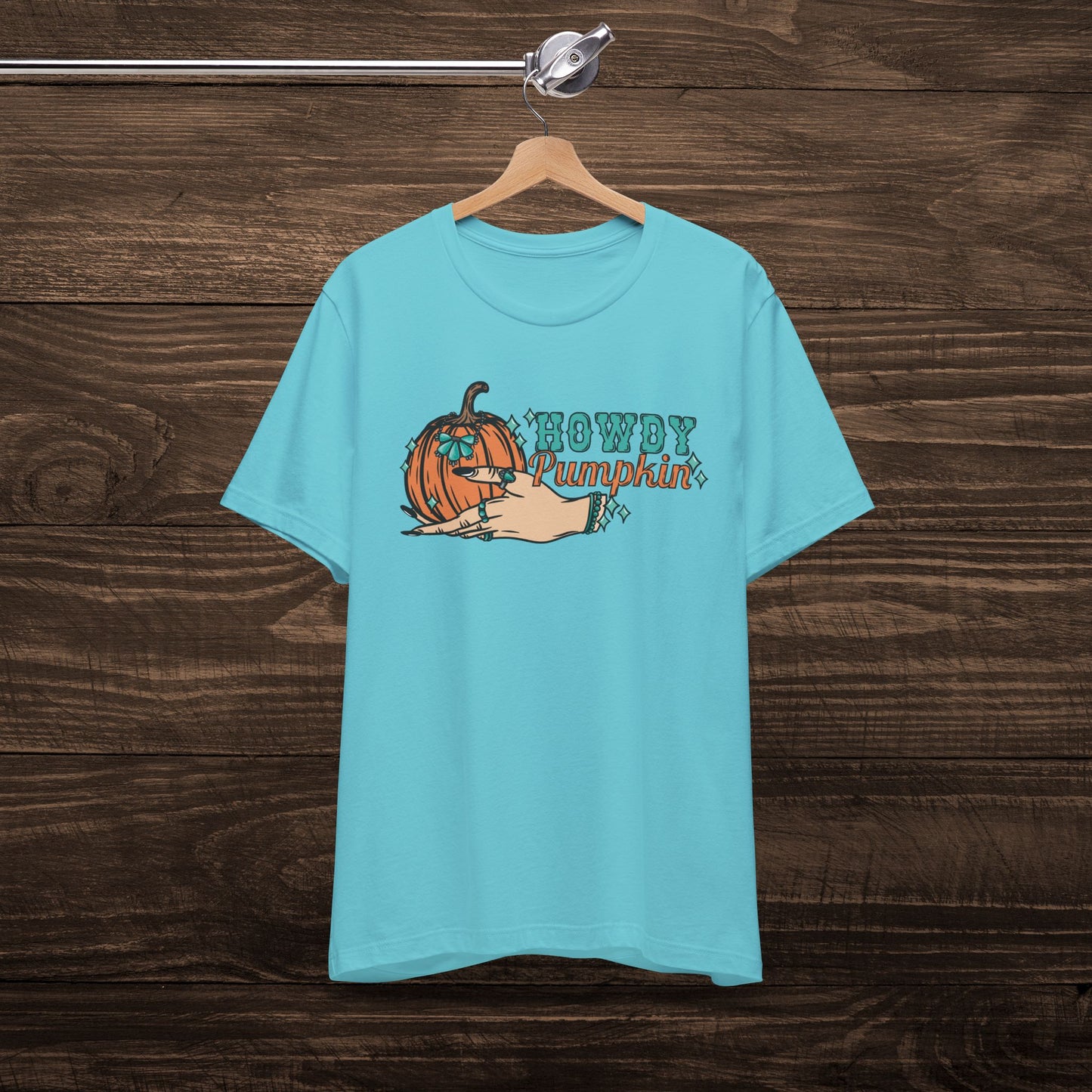 Howdy Pumpkin with Turquoise Tee