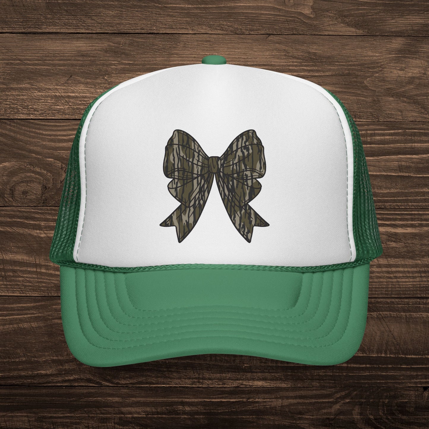 Camo Bow Trucker Cap