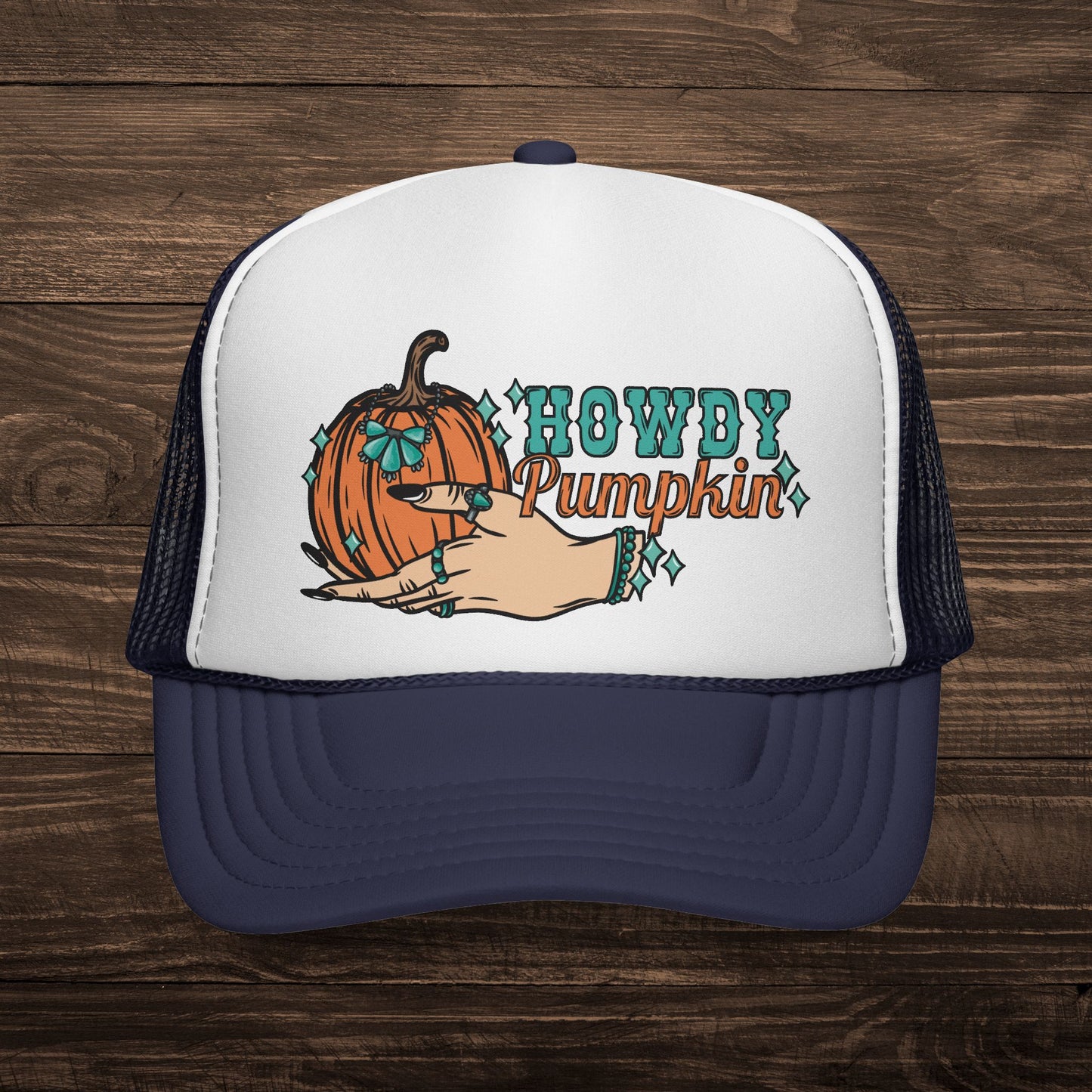 Howdy Pumpkin Trucker Cap