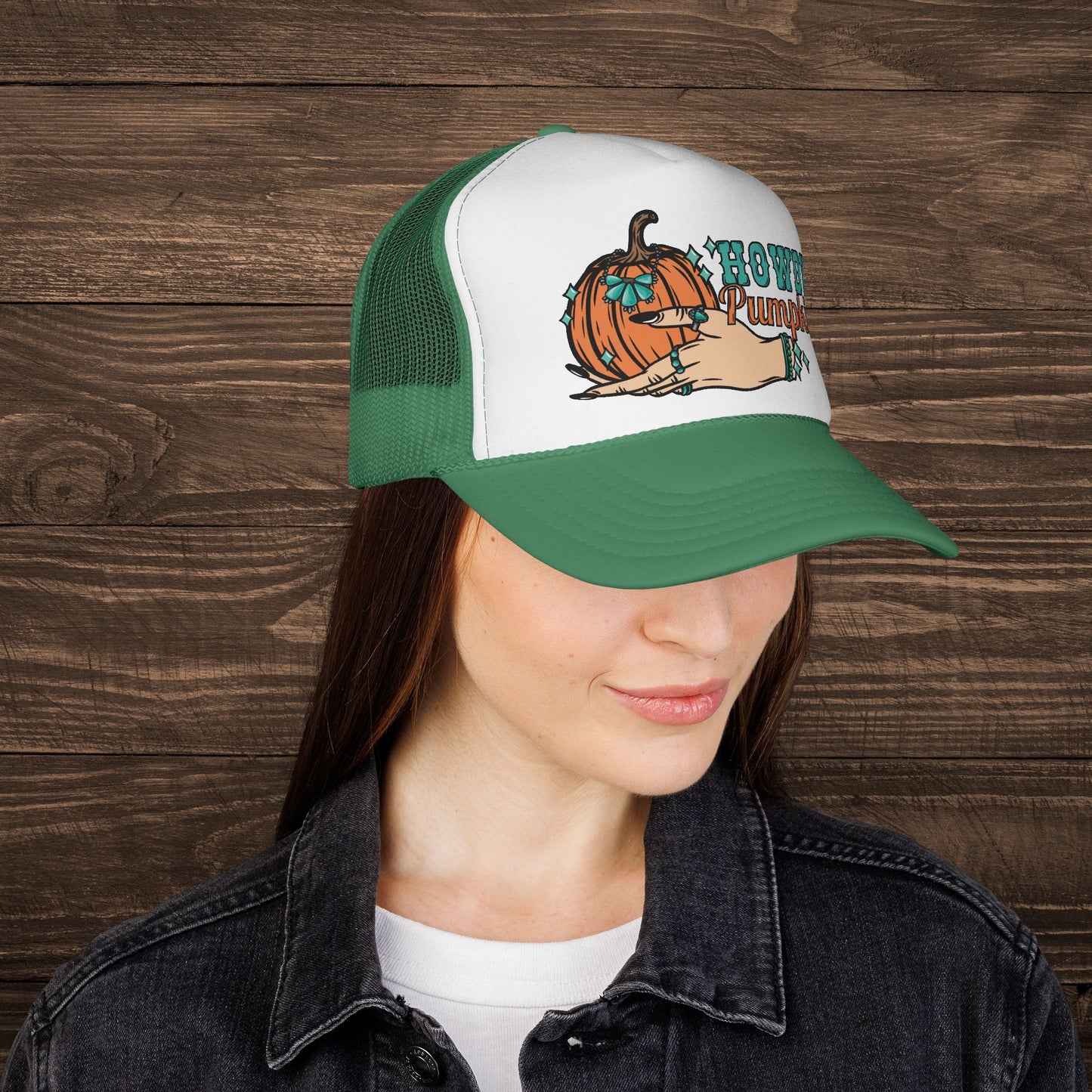 Howdy Pumpkin Trucker Cap