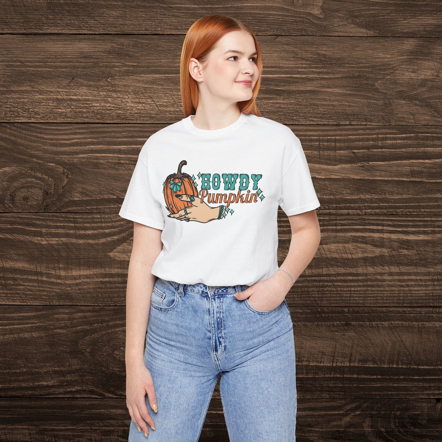 Howdy Pumpkin with Turquoise Tee