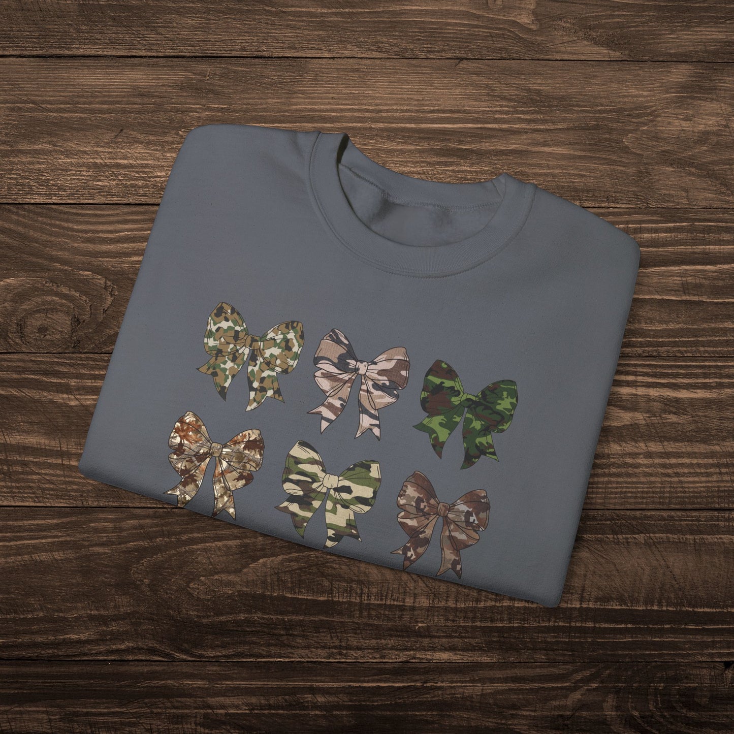 Camo Bows Sweatshirt