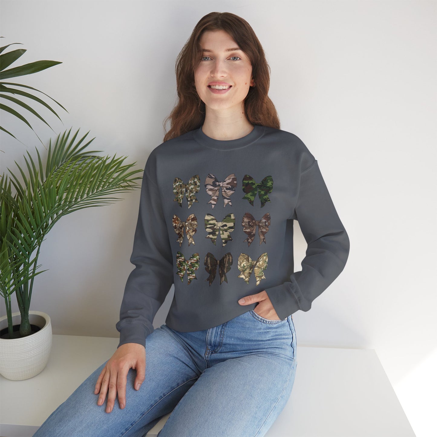 Camo Bows Sweatshirt