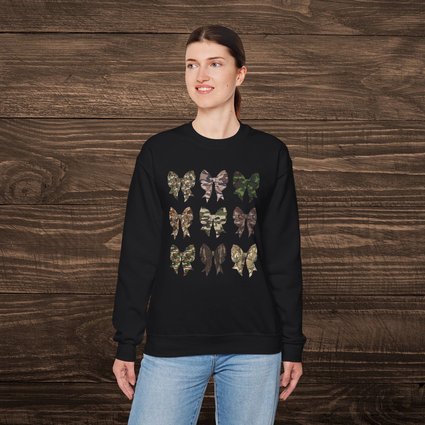 Camo Bows Sweatshirt