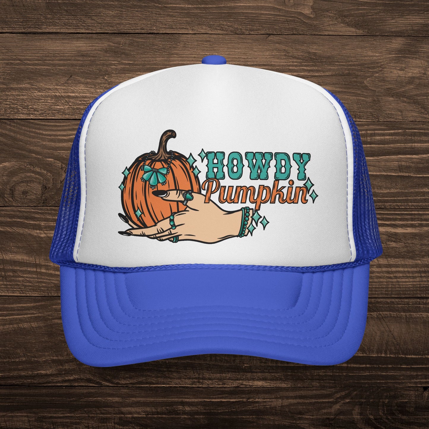 Howdy Pumpkin Trucker Cap