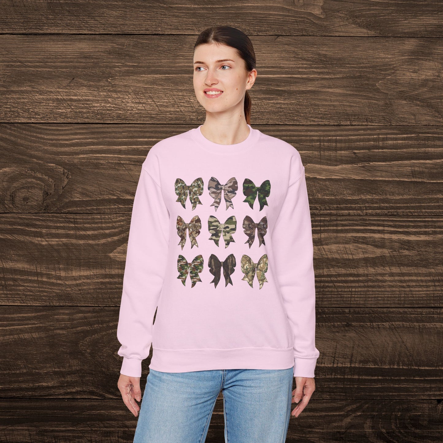 Camo Bows Sweatshirt