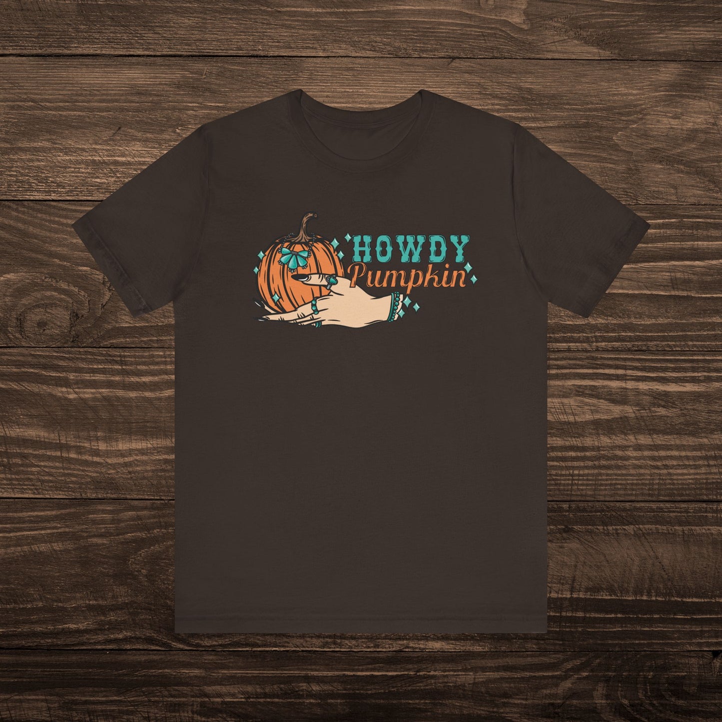 Howdy Pumpkin with Turquoise Tee