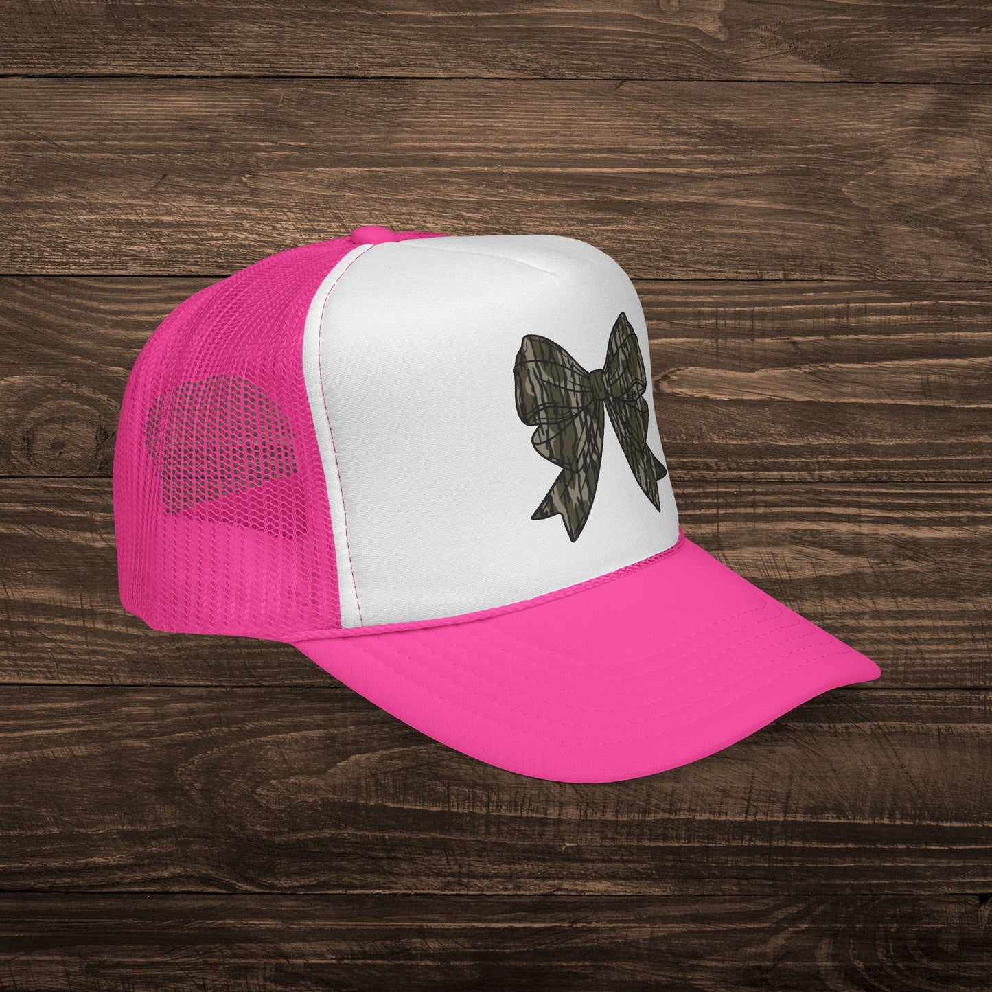 Camo Bow Trucker Cap