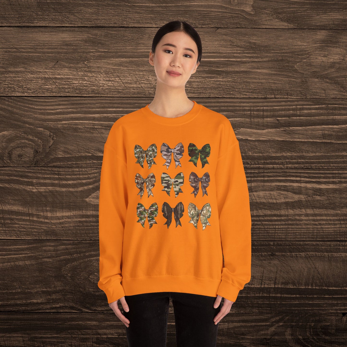 Camo Bows Sweatshirt