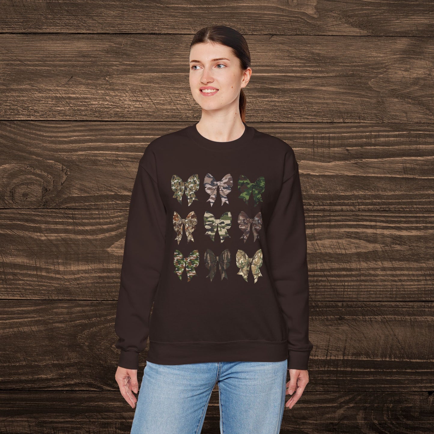 Camo Bows Sweatshirt