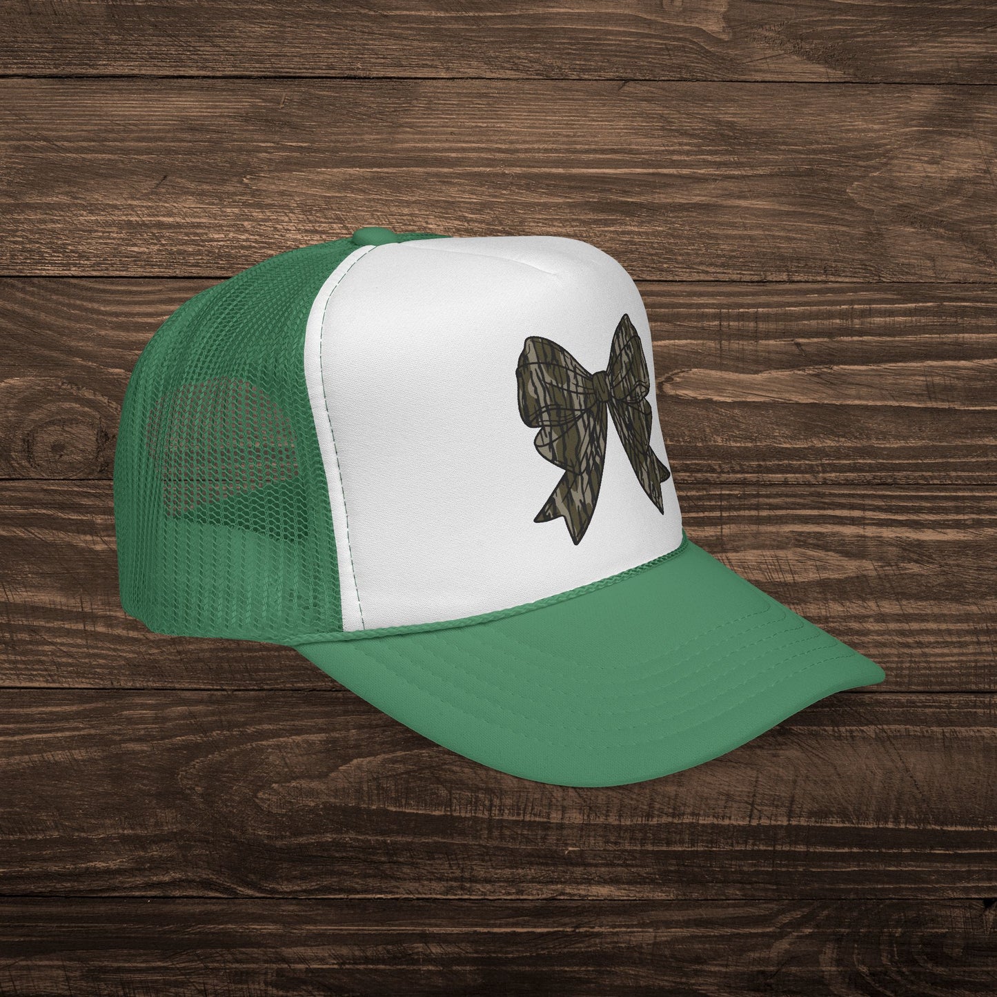 Camo Bow Trucker Cap