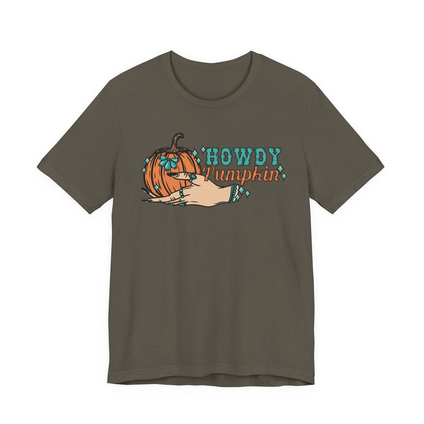 Howdy Pumpkin with Turquoise Tee