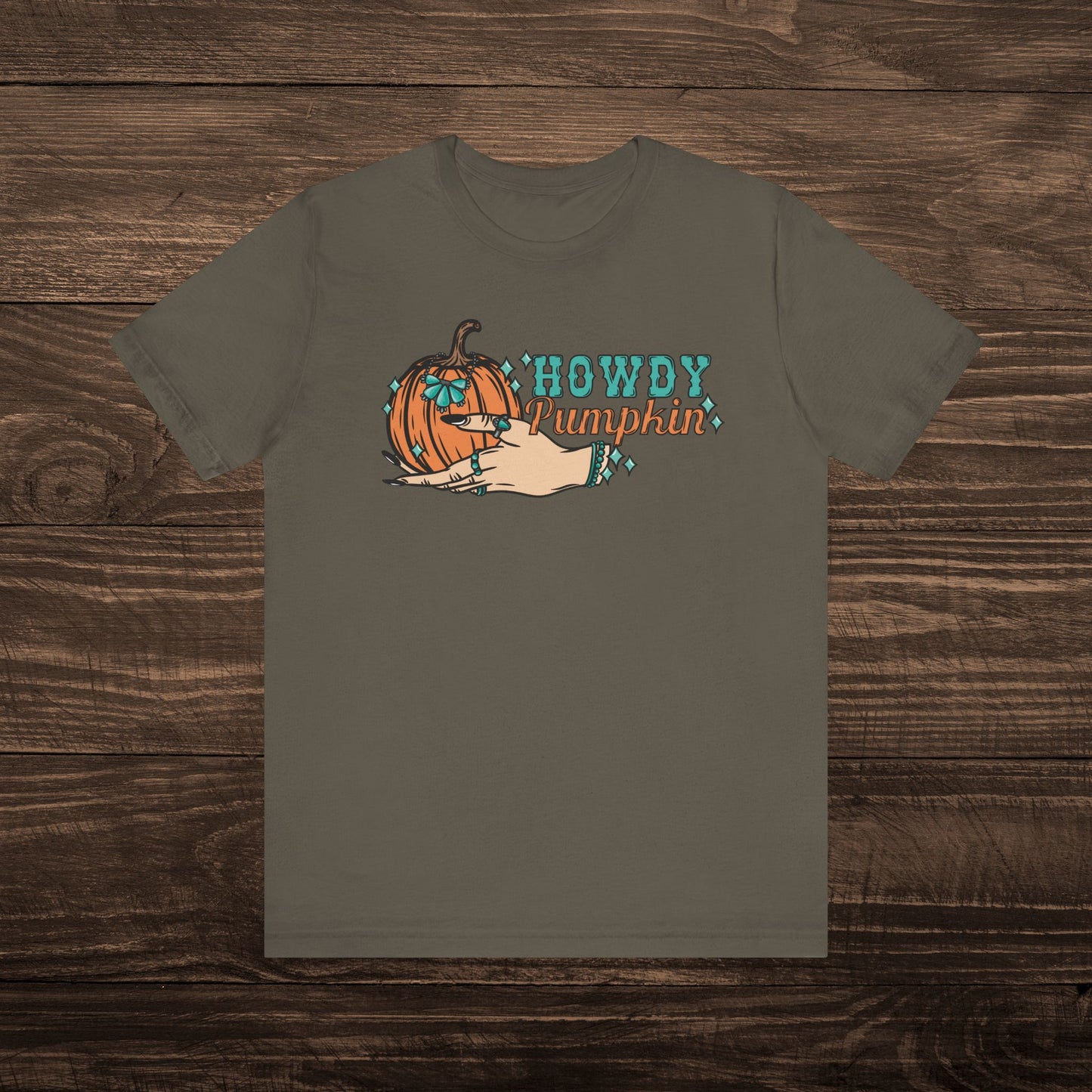 Howdy Pumpkin with Turquoise Tee