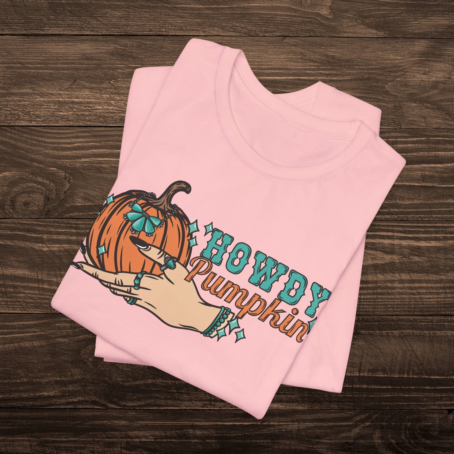 Howdy Pumpkin with Turquoise Tee