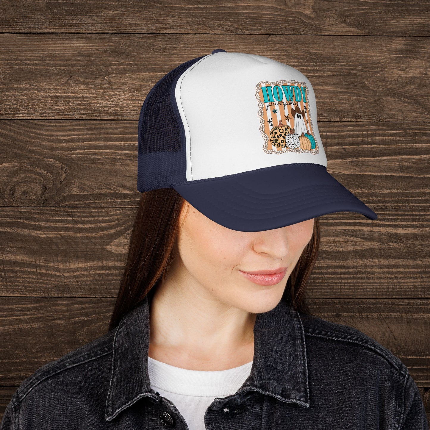 Howdy Pumpkin Trucker Cap