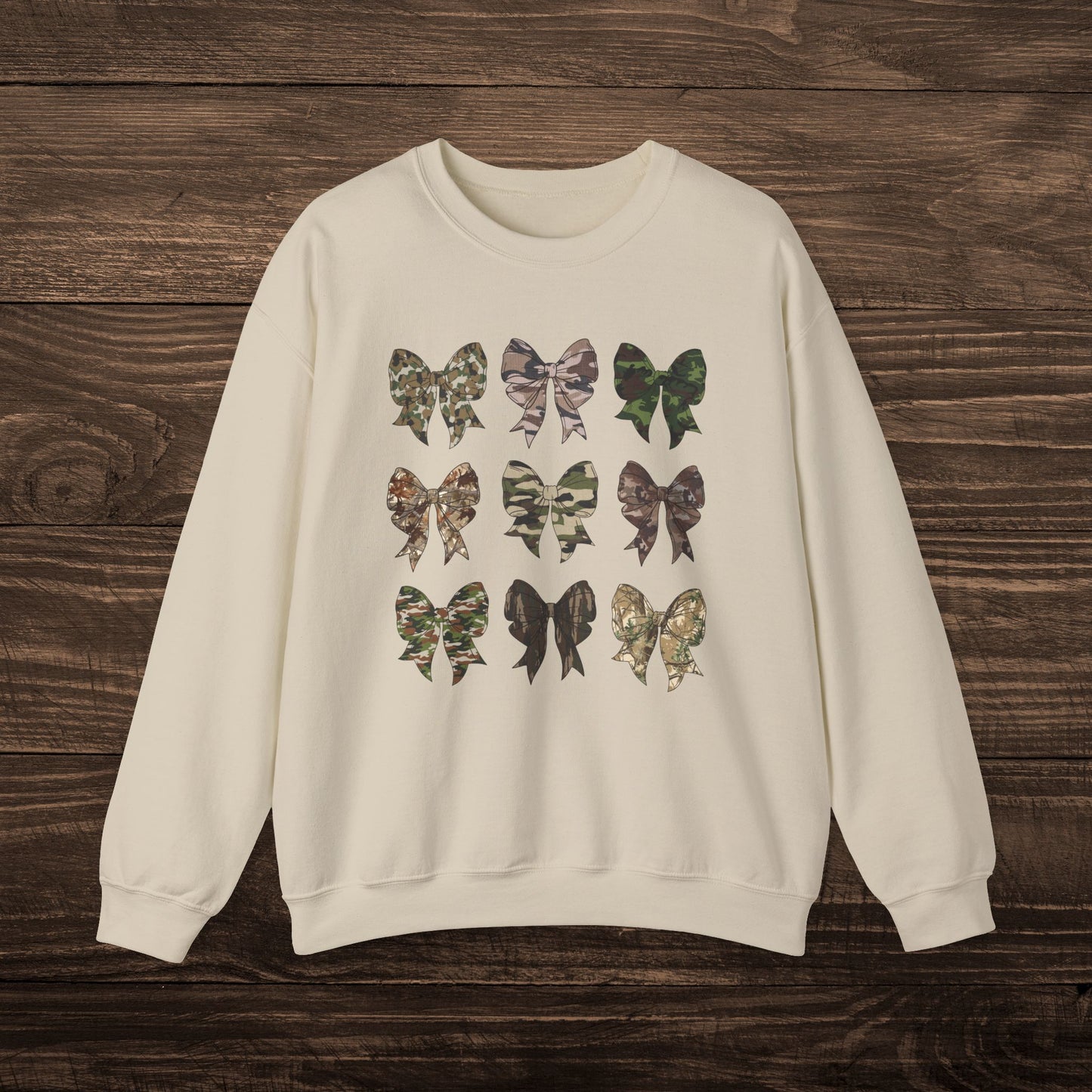 Camo Bows Sweatshirt