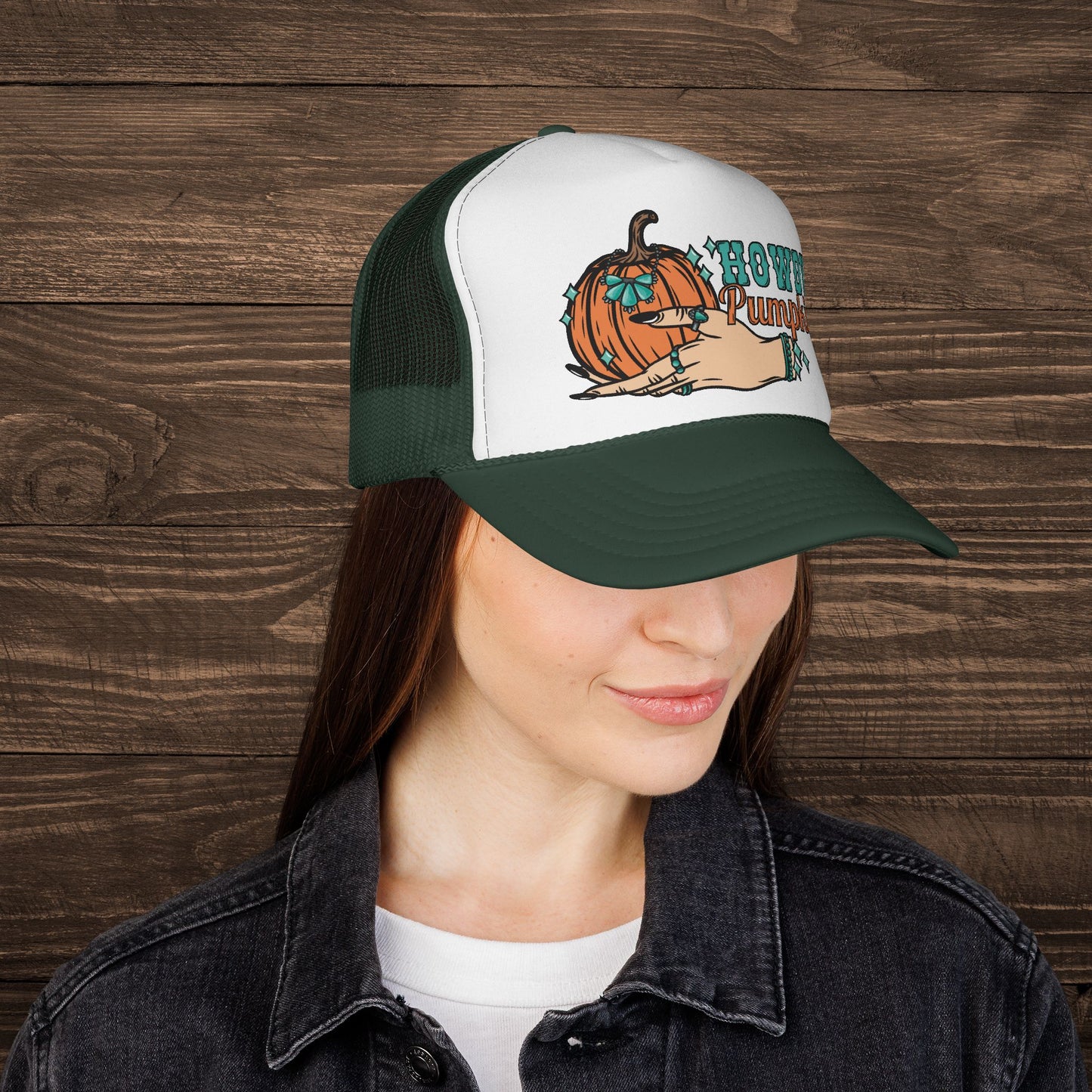 Howdy Pumpkin Trucker Cap