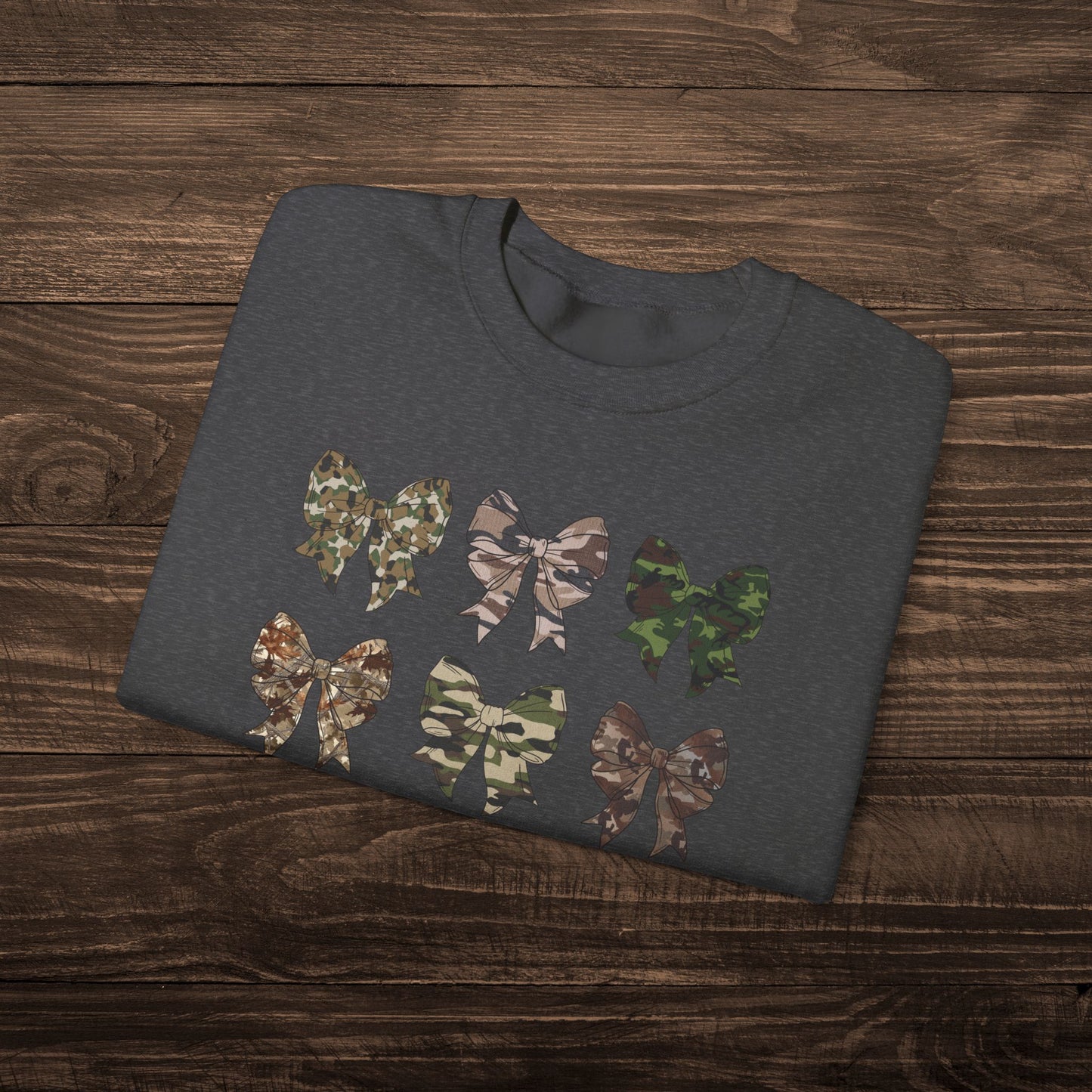 Camo Bows Sweatshirt